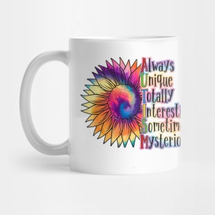 autism sunflower Mug